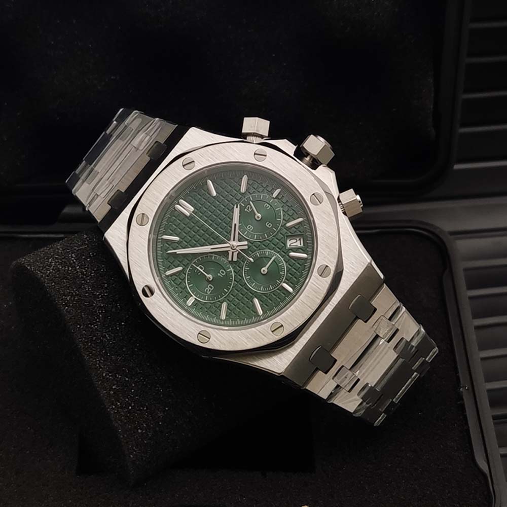 ROO Chrono Seiko (Green Dial) – Marina Time Watch