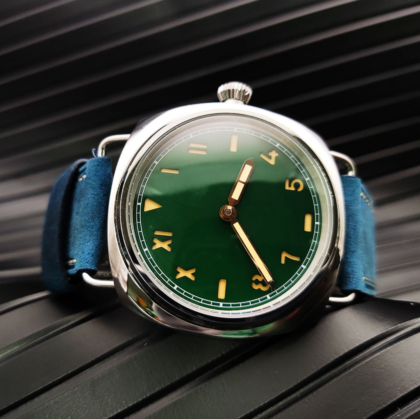 1930s Cali Vintage Diver's Watch (Green)