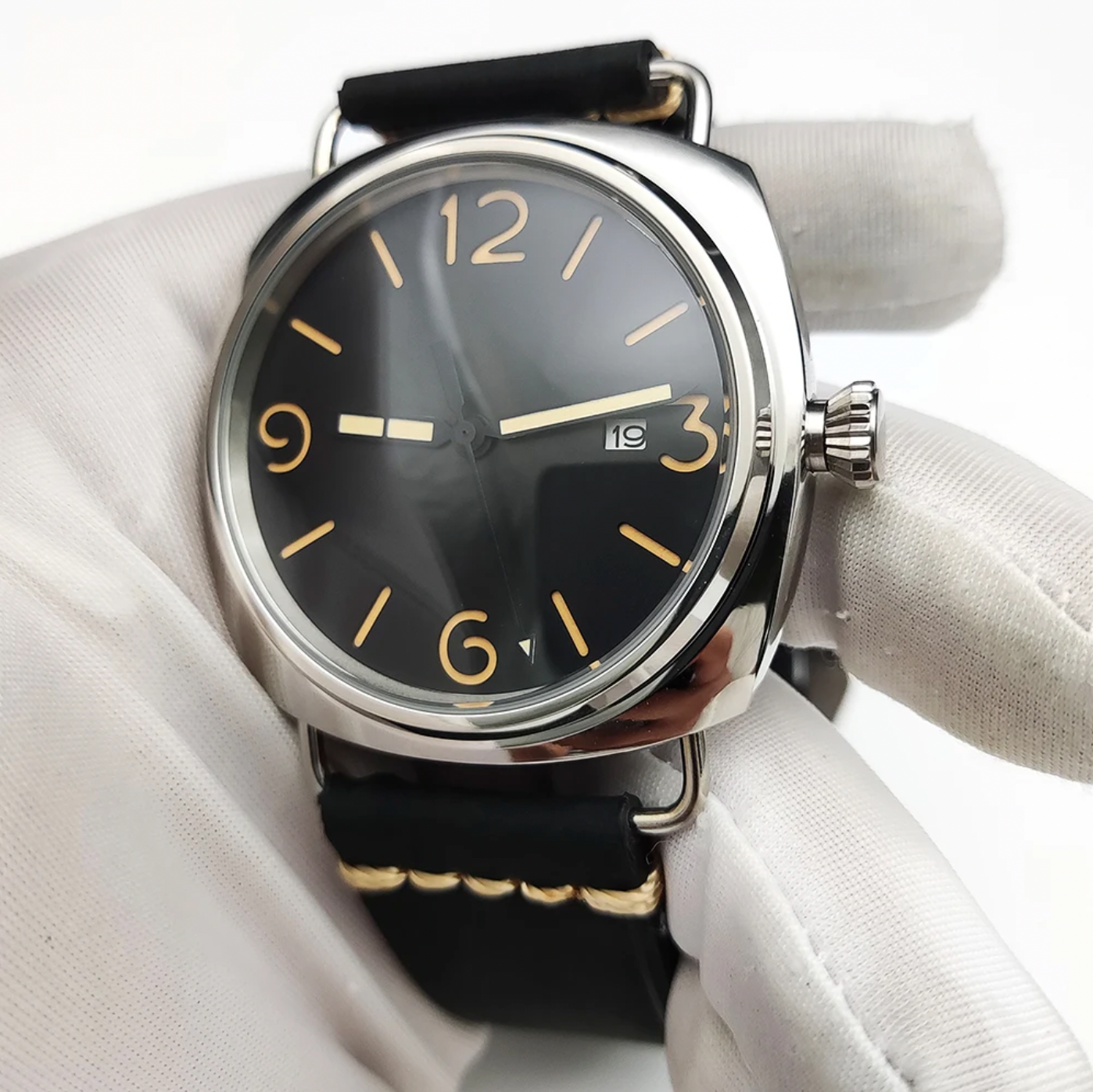 1930s Automatic Classic Vintage Diver's Watch (Black)