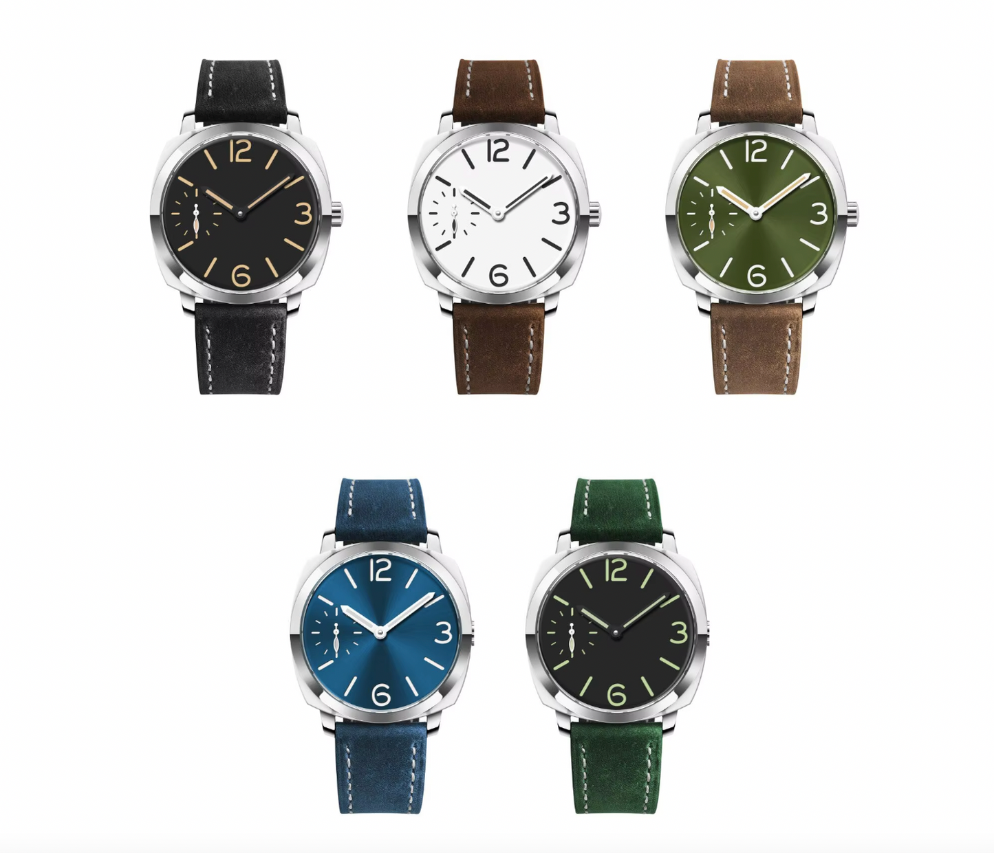 1940s Classic V3 Green Dial